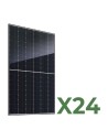 Set pannelli fotovoltaici: vendita online Set di 24 Pannelli solari fotovoltaici bifacciali 520W tot. 12480W mono JA Solar