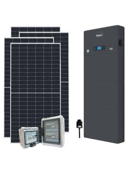 Einphasiger Photovoltaik-Kit 5850W Plus inverter Zucchetti 5kW lithium 15.36kWh