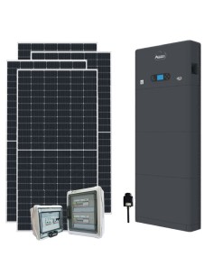 Kit photovoltaïque monophasé 6435W Plus onduleur Zucchetti 6kW lithium 15.36kWh