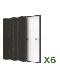 Set de 6 panneaux photovoltaïques 455W total 2730W mono TRINASOLAR Vertex S+