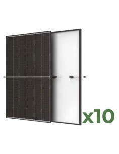 Set de 10 panneaux photovoltaïques 455W total 4550W mono TRINASOLAR Vertex S+
