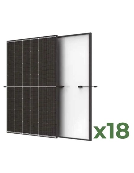 Set 18 TRINASOLAR Vertex S+ 455W Gesamt 8190W Mono Photovoltaik-Solarmodul