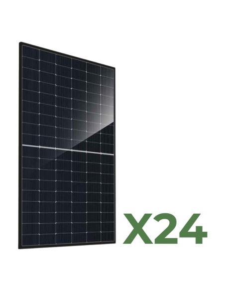 Set de 24 paneles solares fotovoltaicos bifacial 460W tot. 11040W mono JA Solar
