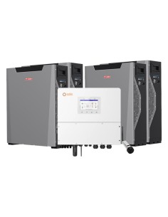 Sistema de acumulación trifásico inversor Solis 15kW litio Weco 5k3 XP 21.4kWh