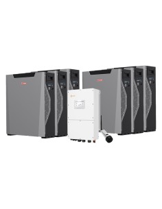 Solis con batterie Weco: vendita online Sistema di accumulo trifase inverter ibrido Solis 30kW litio Weco 5k3 XP 32.2kWh