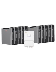 Solis con batterie Weco: vendita online Sistema di accumulo trifase inverter ibrido Solis 50kW litio Weco 5k3 XP 64.4kWh