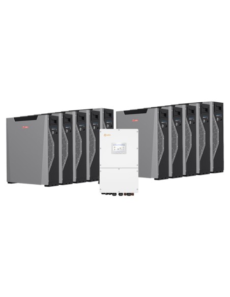 Dreiphasige Speichersystem Wechselrichter Solis 50kW Lithium-Akku Weco 64.4kWh Dreiphasige Speichersystem Wechselrichter Solis 50kW Lithium-Akku Weco 64.4kWh
