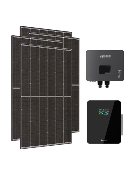 Einphasiges Photovoltaik-Kit 6370W Renon Power 6kW Lithium Xcellent 5.12kWh
