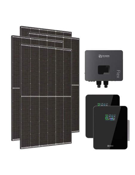 Kit photovoltaïque monophasé 6370W Renon Power 6kW lithium Xcellent 10.24kWh