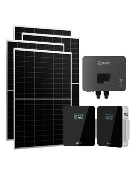 Kit Fotovoltaico Monofásico 6510W Renon Power 6kW Litio Xcellent 10.24kWh Kit Fotovoltaico Monofásico 6510W Renon Power 6kW Litio Xcellent 10.24kWh