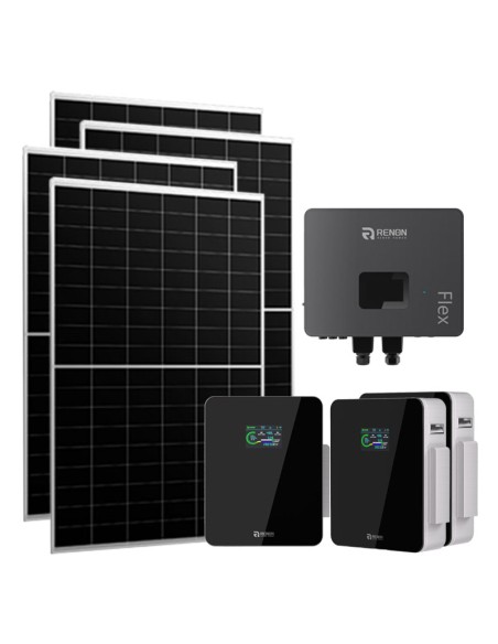 Serie Pro: vendita online Kit fotovoltaico monofase 6510W inverter Renon Power 6kW Xcellent 15.36kWh Serie Pro: vendita online Kit fotovoltaico monofase 6510W inverter Renon Power 6kW Xcellent 15.36kWh