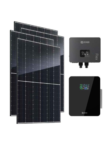 Kit Fotovoltaico Monofásico 6240W Renon Power 6kW Litio Xcellent 5.12kWh Kit Fotovoltaico Monofásico 6240W Renon Power 6kW Litio Xcellent 5.12kWh