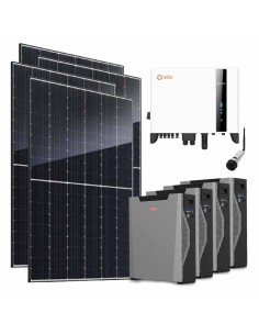 Three-phase photovoltaic kit 10400W Solis inverter 10kW lithium 21.4kWh Weco