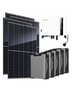 Three-phase photovoltaic kit 10400W Solis inverter 10kW lithium 26.85kWh Weco