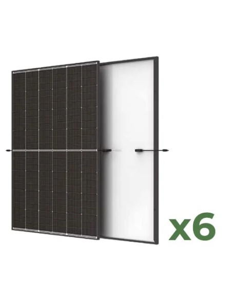 Set de 6 panneaux photovoltaïques 510W total 3060W mono TRINASOLAR Vertex S+