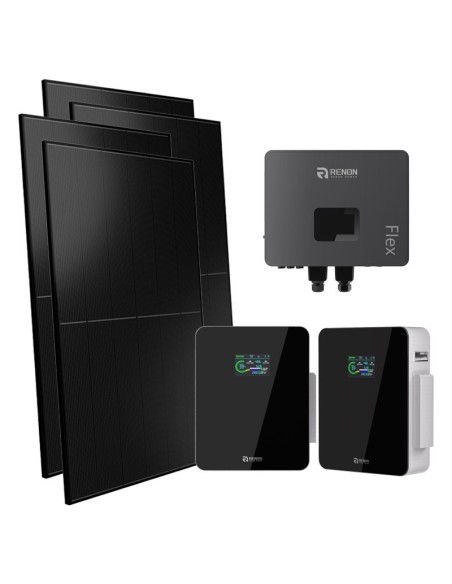 Serie Pro: vendita online Kit fotovoltaico monofase 6000W inverter Renon Power 6kW Xcellent 10.24kWh