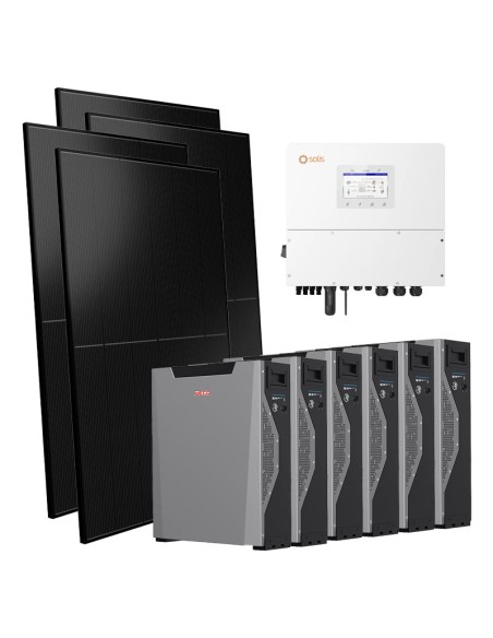 Three-phase photovoltaic kit 20000W Solis inverter 20kW lithium 32.2kWh Weco