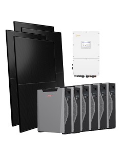 Three-phase photovoltaic kit 30000W Solis inverter 30kW lithium 32.2kWh Weco