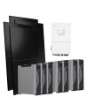 Serie Pro: vendita online Kit fotovoltaico trifase 50000W inverter Solis 50kW litio 42.9kWh Weco 5k3 XP