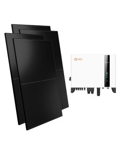 Dreiphasen-Photovoltaik-Kit 10000W Solis Wechselrichter 10kW für Akkumulation