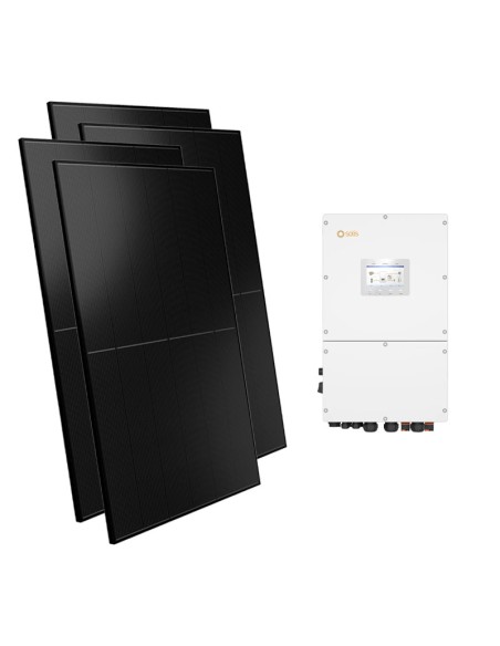 Serie Base: vendita online Kit fotovoltaico trifase 50000W inverter Solis 50kW predisposto per accumulo