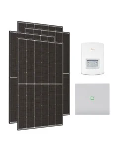 Serie Pro: vendita online Kit fotovoltaico monofase 3600W 3.6kW Solis litio Dyness Powerbox G2 10.24kWh