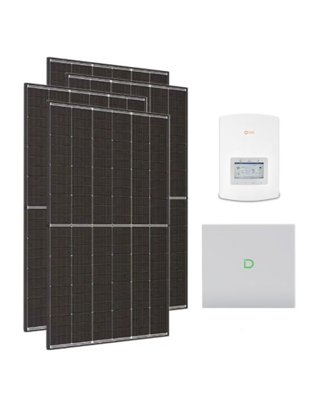 Serie Pro: vendita online Kit fotovoltaico monofase 3600W 3.6kW Solis litio Dyness Powerbox G2 10.24kWh