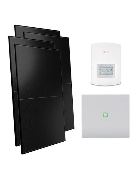 Single-phase solar kit 3000W Solis 3kW lithium Dyness Powerbox G2 10.24kWh