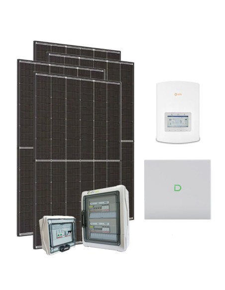 Kit photovoltaïque monophasé 3150W PLUS Solis 3kW Dyness Powerbox G2 10.24kWh