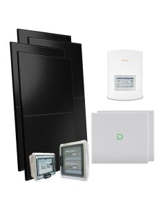 Serie Plus: vendita online Kit fotovoltaico monofase 4000W PLUS 3.6kW Solis litio Dyness Powerbox G2 10.24kWh