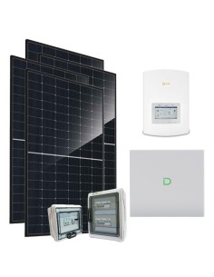 Kit fotovoltaico monofásico 5520W PLUS Solis 5kW Dyness Powerbox G2 10.24kWh