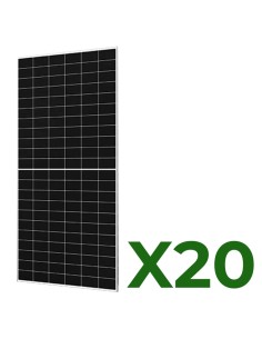 Set de 20 panneaux solaire photovoltaïque bifacial 650W tot. 13000W mono AIKO Stellar 1N+66