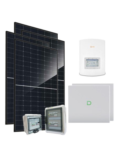 Kit fotovoltaico monofásico 6440W PLUS Solis 6kW Dyness Powerbox G2 20.48kWh Kit fotovoltaico monofásico 6440W PLUS Solis 6kW Dyness Powerbox G2 20.48kWh