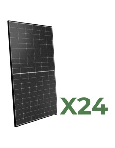 Set mit 24 doppelseitigen Photovoltaik-Solarmodulen 500W tot. 12000W mono Peimar Schwarzem Rahmen