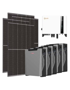Three-phase photovoltaic kit 8100W Solis inverter 8kW lithium 26.85kWh Weco