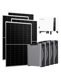 Three-phase photovoltaic kit 5580W Solis inverter 5kW lithium 21.48kWh Weco