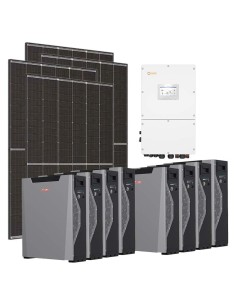 Dreiphasiges Photovoltaik-Kit 50500W Wechselrichter Solis 50kW Akku 42.96kWh Weco