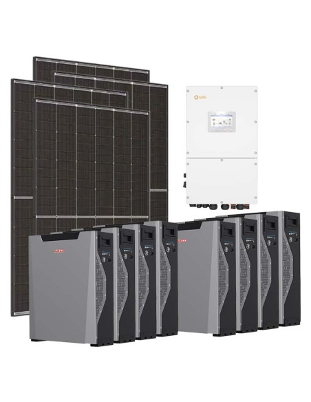 Dreiphasiges Photovoltaik-Kit 50500W Wechselrichter Solis 50kW Akku 42.96kWh Weco