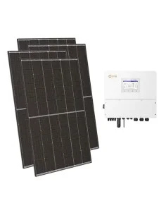 Kit photovoltaïque triphasé 12120W onduleur Solis 12kW conçu pour le stockage
