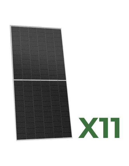 Set of 11 bifacial photovoltaic solar panels 620W tot. 6820W Mono TRINASOLAR Vertex N