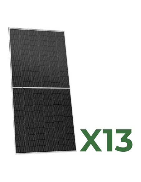 Set pannelli fotovoltaici: vendita online Set di 13 pannelli solari fotovoltaici bifacciali 620W tot. 8060W Mono TRINASOLAR V...
