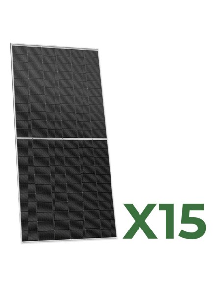 Set of 15 bifacial photovoltaic solar panels 620W tot. 9300W Mono TRINASOLAR Vertex N