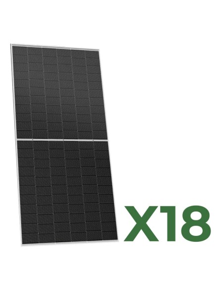Set 18 panneaux solaires photovoltaïques double face 620W tot. 11160W Mono TRINASOLAR Vertex N