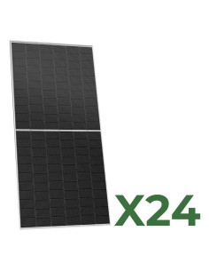 Set of 24 bifacial photovoltaic solar panels 620W tot. 14880W Mono TRINASOLAR Vertex N
