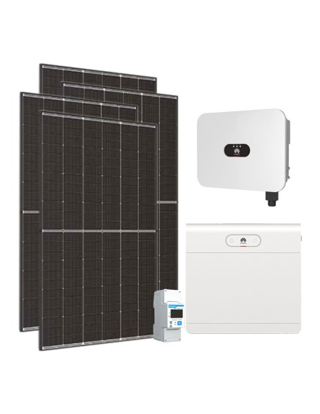 Einphasiger Photovoltaik-Kit 4050W-inverter Huawei 3.68kW LB0 lithium 7kWh LUNA2000