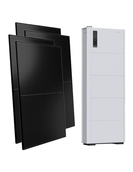 Kit fotovoltaico monofásico 6000W inversor Weco 6kW SMART EU litio 5.12kWh Weco 5k0