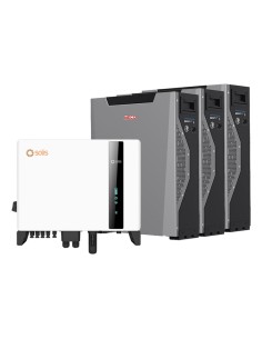 Solis con batterie Weco: vendita online Sistema di accumulo trifase inverter ibrido Solis 6kW litio 16.1kWh Weco 5k3 XP