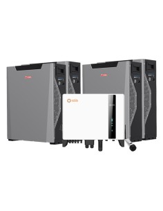 Solis con batterie Weco: vendita online Sistema di accumulo trifase inverter ibrido Solis 6kW litio 21.4kWh Weco 5k3 XP