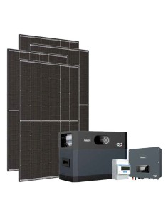 Kit fotovoltaico trifásico 5400W inversor Zucchetti 5kW batería litio 5.12kWh