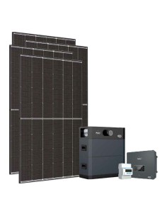 Kit fotovoltaico trifásico 6300W inversor 6kW batería litio 10.24kWh Zucchetti